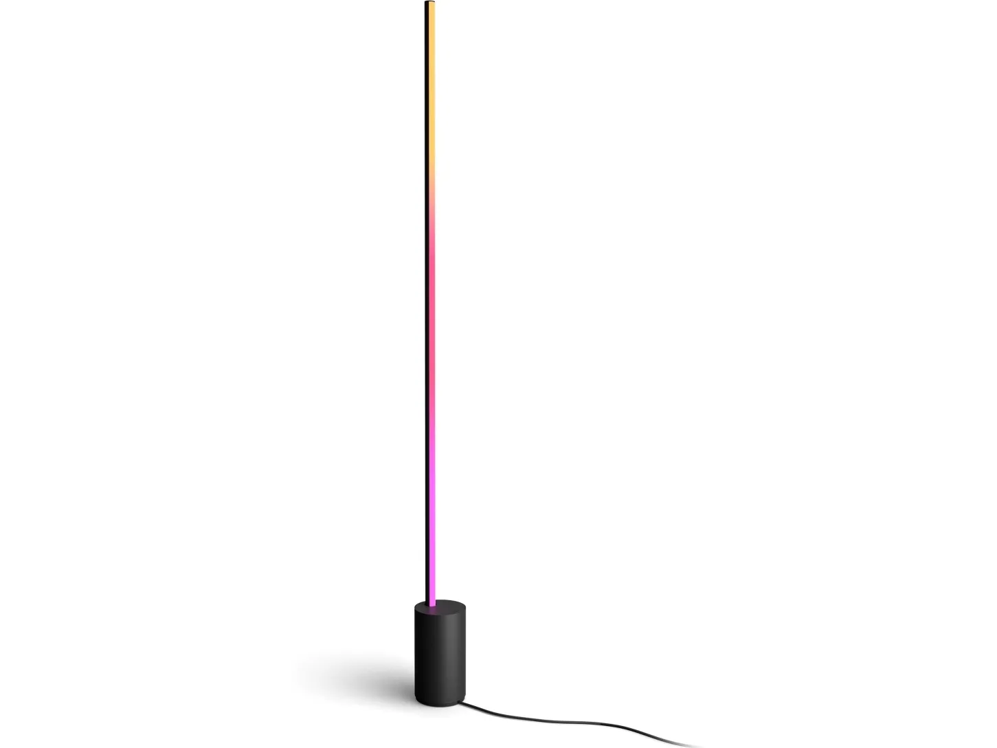 Philips Hue White and Color Ambiance Gradient Signe - Gulvlampe - LED - 29 W - 16 millioner farver/varmt til køligt hvidt lys - 2000-6500 K - sort