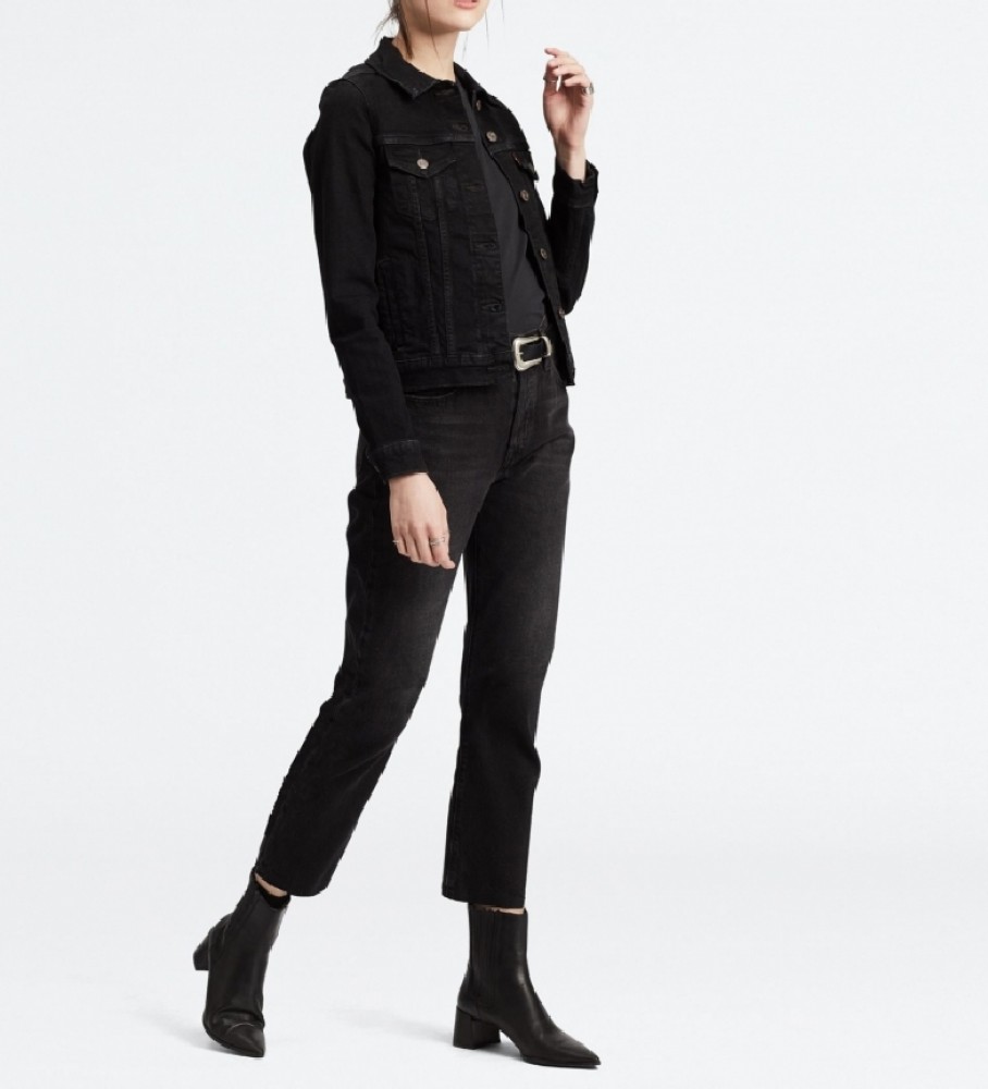 Calça jeans Levi's 501 Crop preta