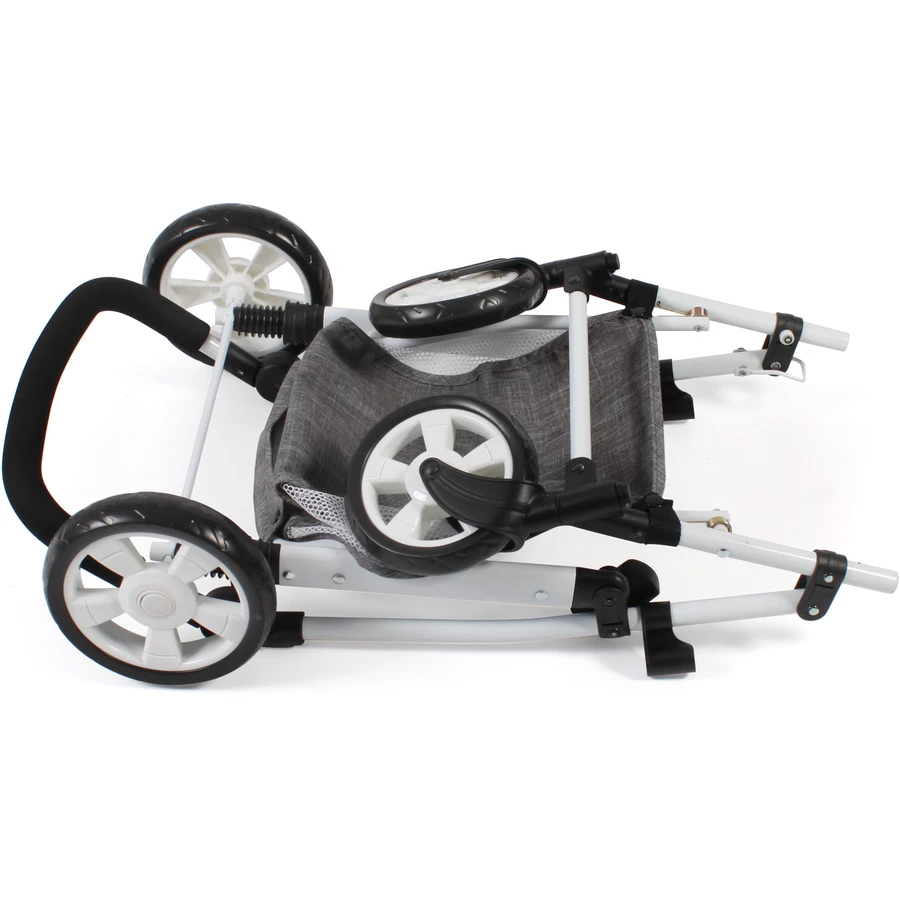 BAYER CHIC 2000 Kombi-Puppenwagen Nele, jeans grau