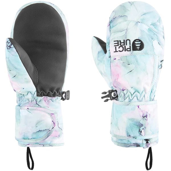 Moufle ski PICTURE SNOWY MITTENS JR BLURRY WATER PRINT