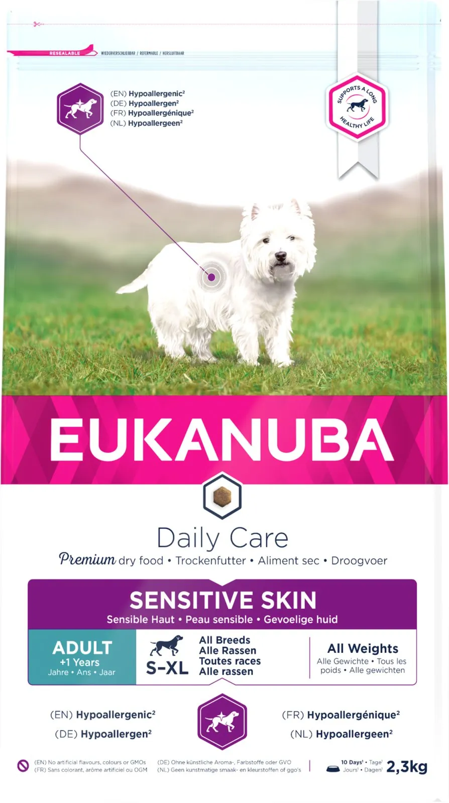 Eukanuba Euk DailyCare Sensitive Skin 2,3 kg