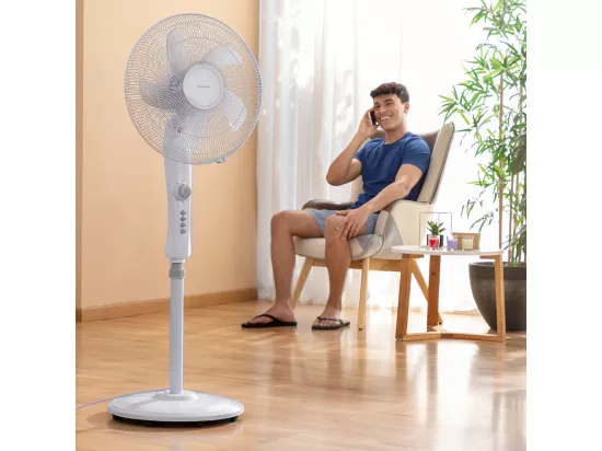 Ventilateur sur Pied InnovaGoods Freshinn Blanc 45 W