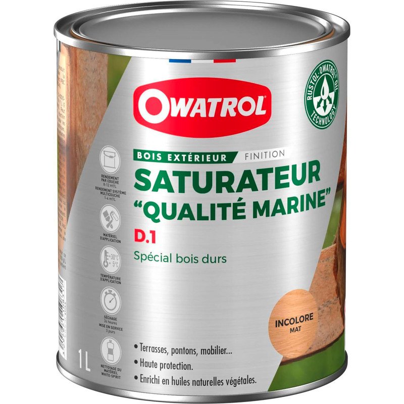 Saturateur Deks Olje D.1 - bois exotiques - mat incolore - 1 L