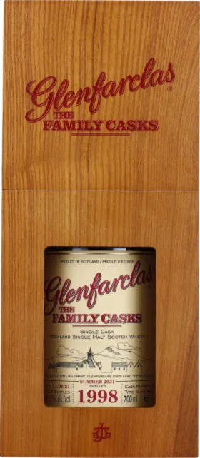 GLENFARCLAS VINTAGE 1998 FAMILY CASKS 70CL