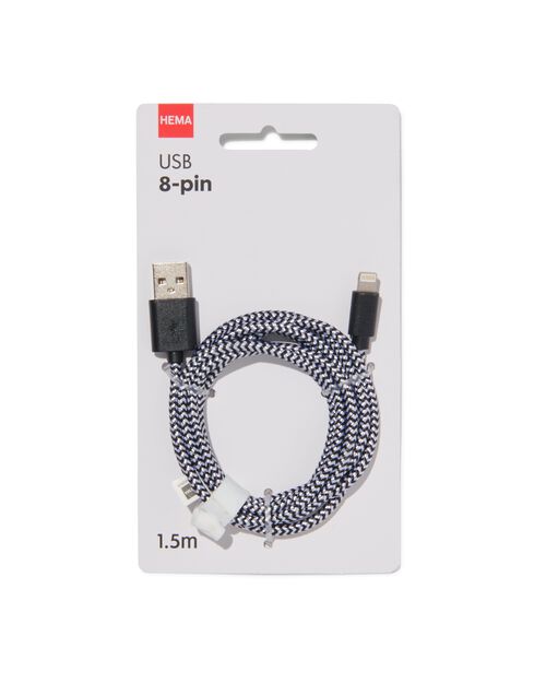 câble chargeur USB 8 broches