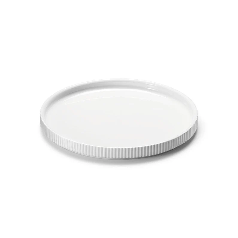 Georg Jensen  Bernadotte frokosttallerken, hvid - Ø20 cm.