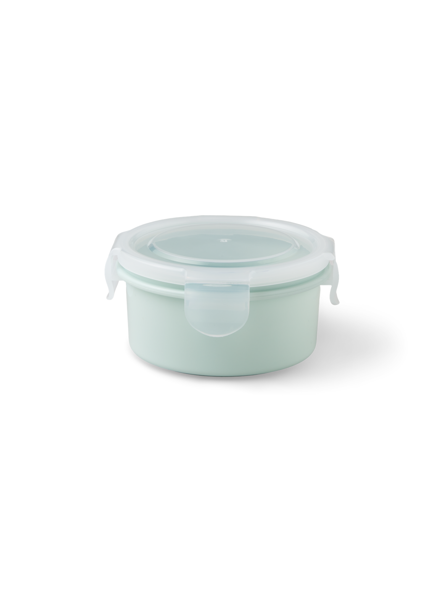Opbevaringsboks | Plastik. 10,5 cm x 5,5 cm. | Smokey Blue