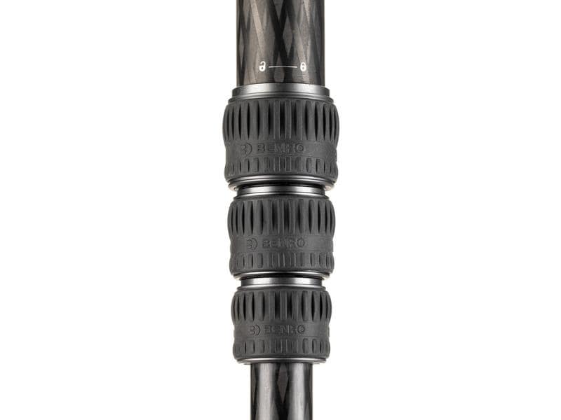 Benro Stativ TMTH44C Mammoth Carbon Robustes, 4-teiliges Karbonfaser-Stativ, perfekt für schwere Lasten