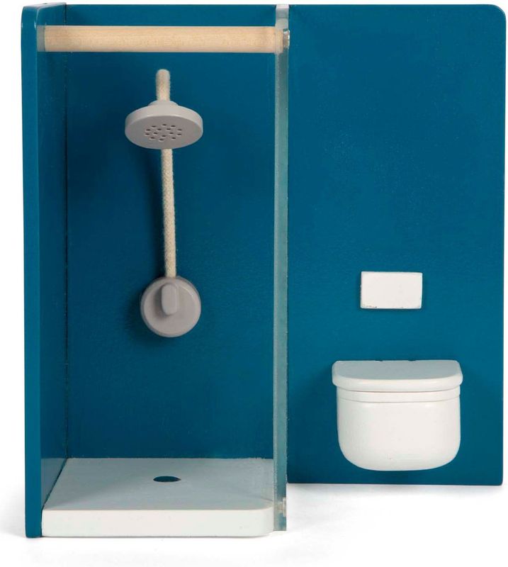 Small Foot - Badkamer - Poppenhuismeubels - Meerkleurig - Hout, Textiel, Synthetisch, Metaal