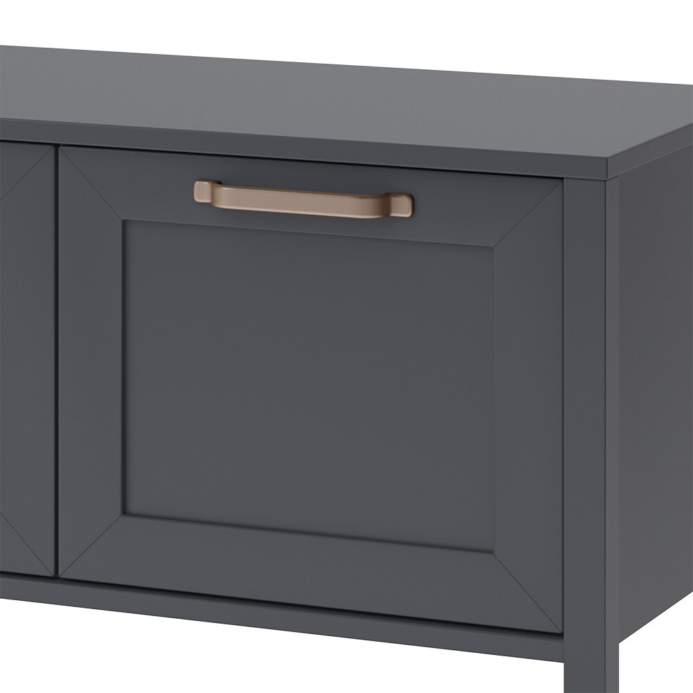 Vicco Lowboard Fernsehschrank TV-Schrank Ewan Anthrazit 120 cm Fernsehtisch Tür