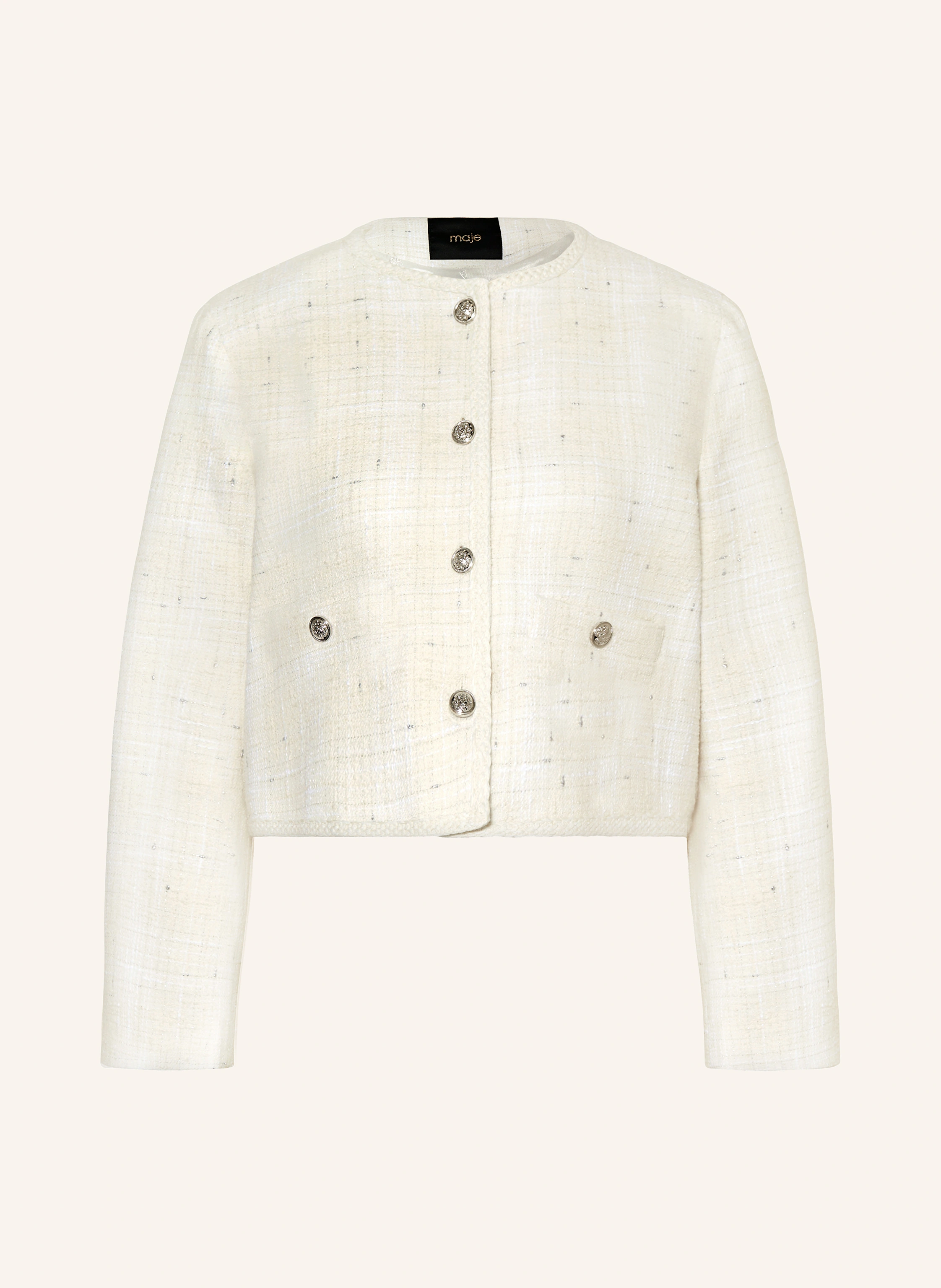 maje Kastenjacke aus Bouclé