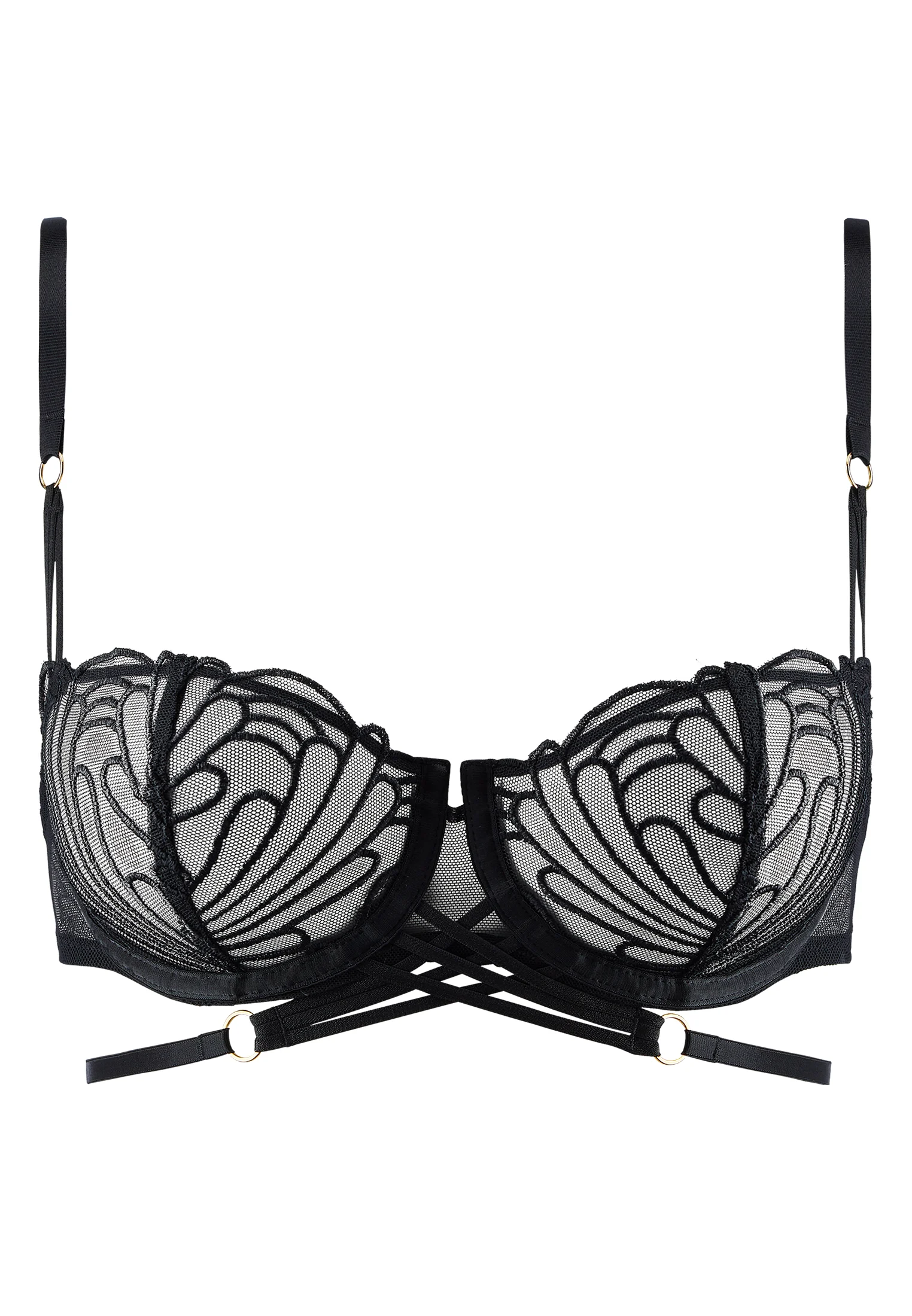 L'INDOMPTABLE - Soutien-gorge corbeille | Noir