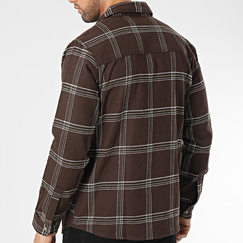 Chemise Manches Longues A Carreaux Warrenton A4Y7G Marron