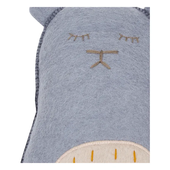 Muskhane Coussin Pasu Grizzly en feutre | Bleu Clair