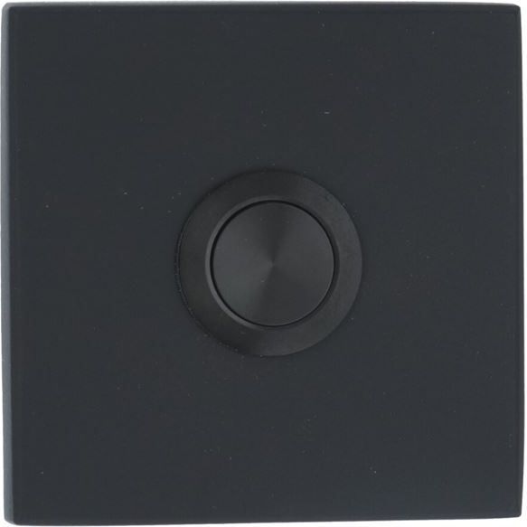 Formani - SQUARE - Beldrukker - Mat Zwart - RVS