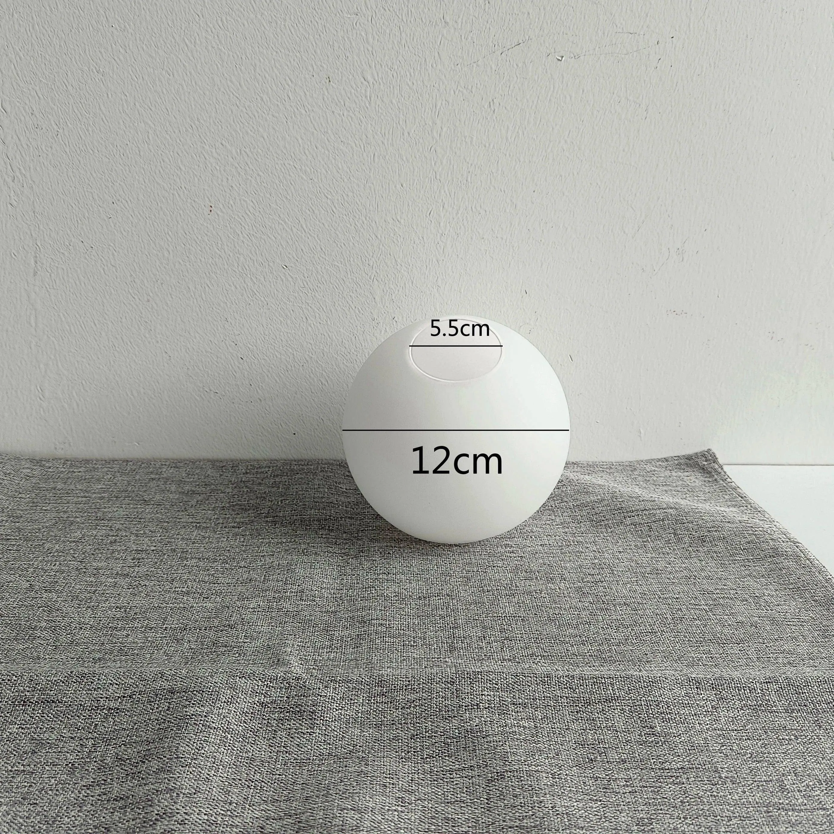 White Glass Ball Lamp Shade | Milky Globe Lamp shades Fitting Light