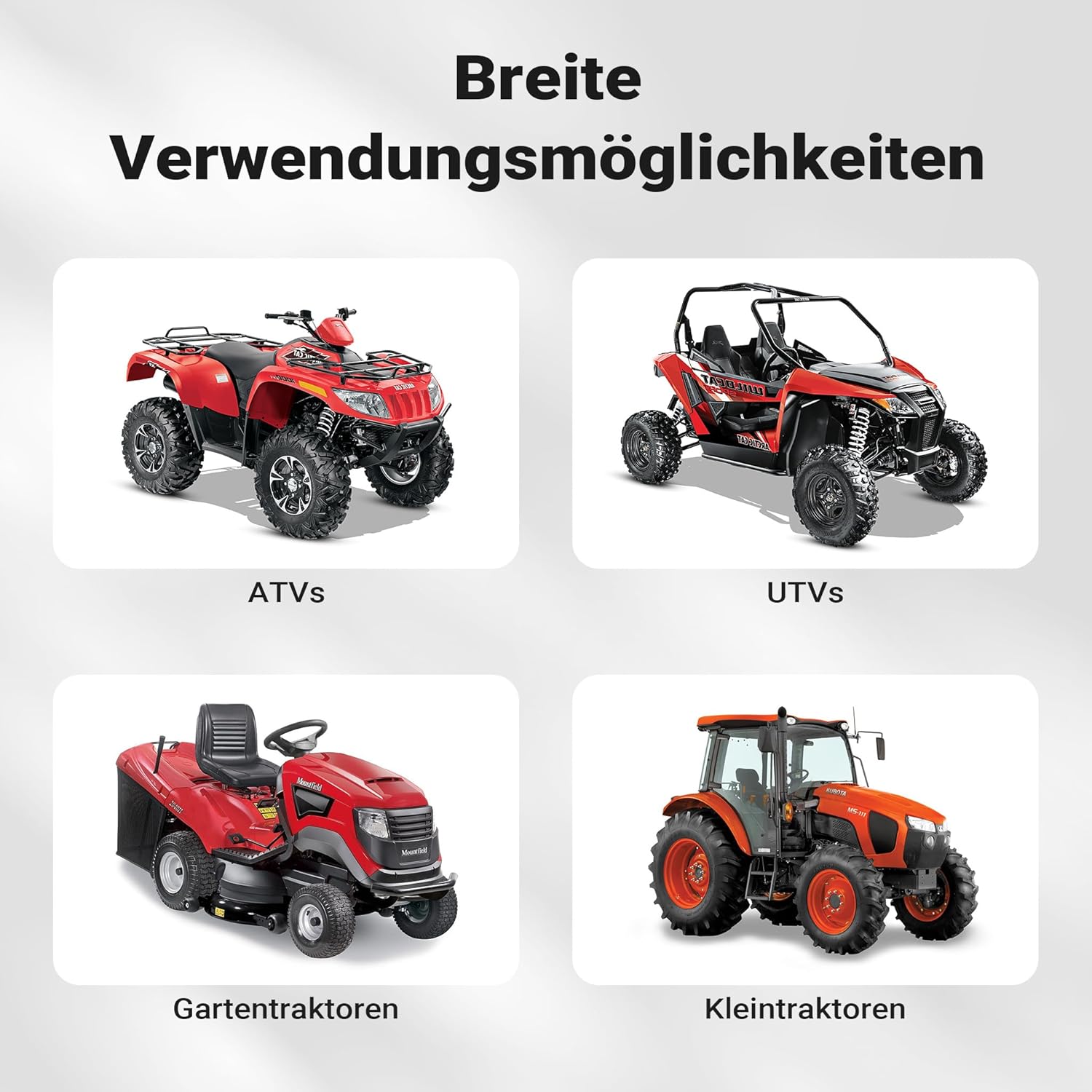 Wiltec Rasentraktor Rechen mit 148 cm Arbeitsbreite, Rasenlüfter zum Entmoosen und Laubrechen auf Rasen, Vertikutierer für Aufsitzmäher, ATV und UTV