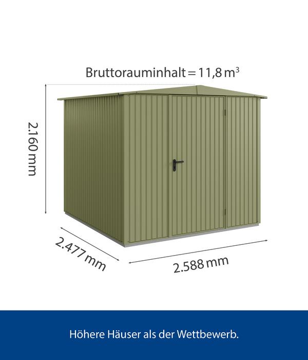 Hörmann Berry-Gerätehaus Classic-S Typ 2,