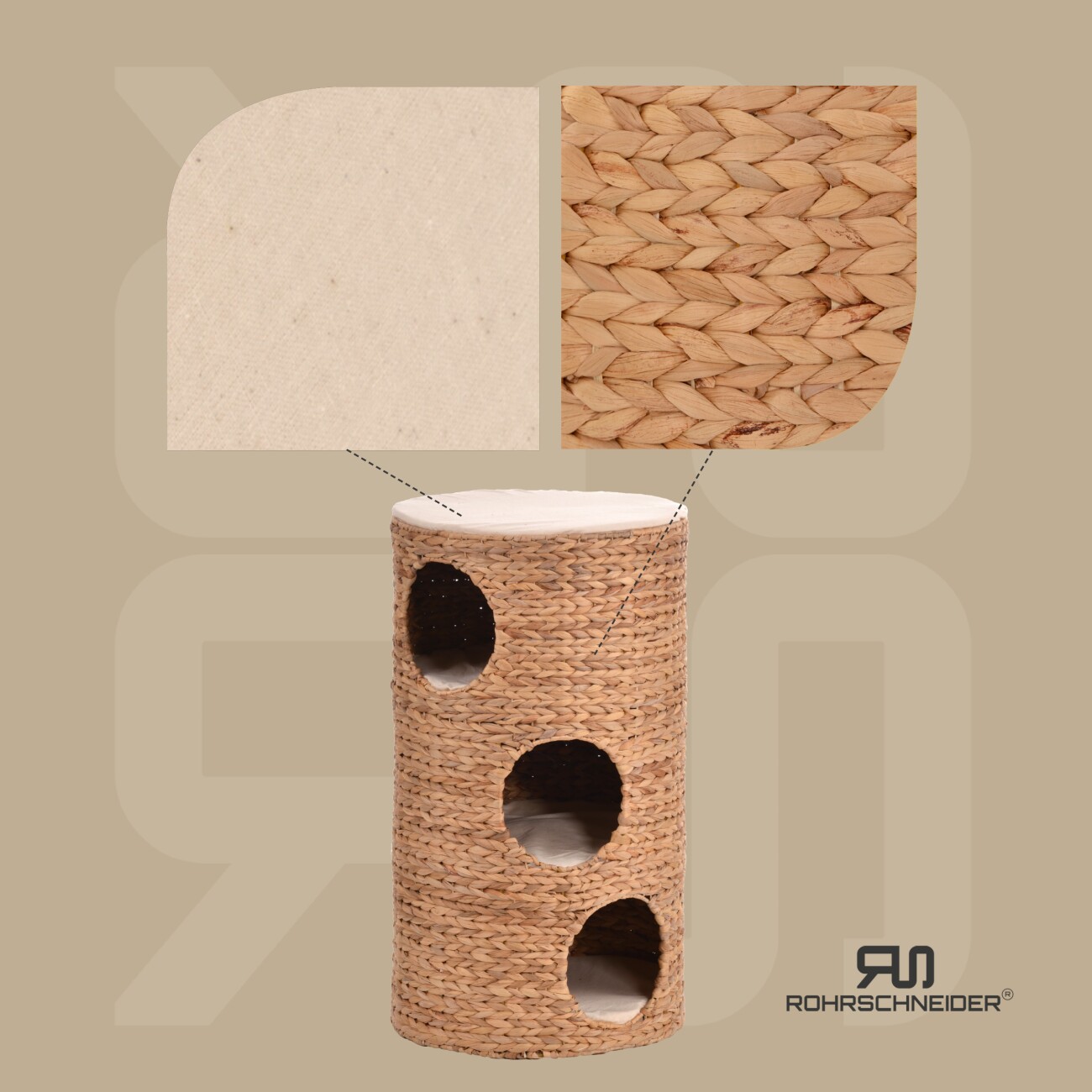 Rohrschneider ® Katzentonne Wasserhyazinthe 