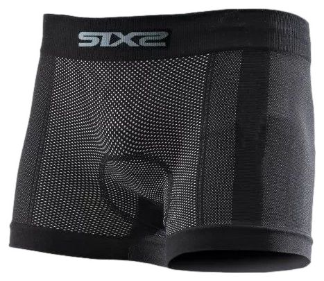 Boxer Sixs Peau de Chamois Noir