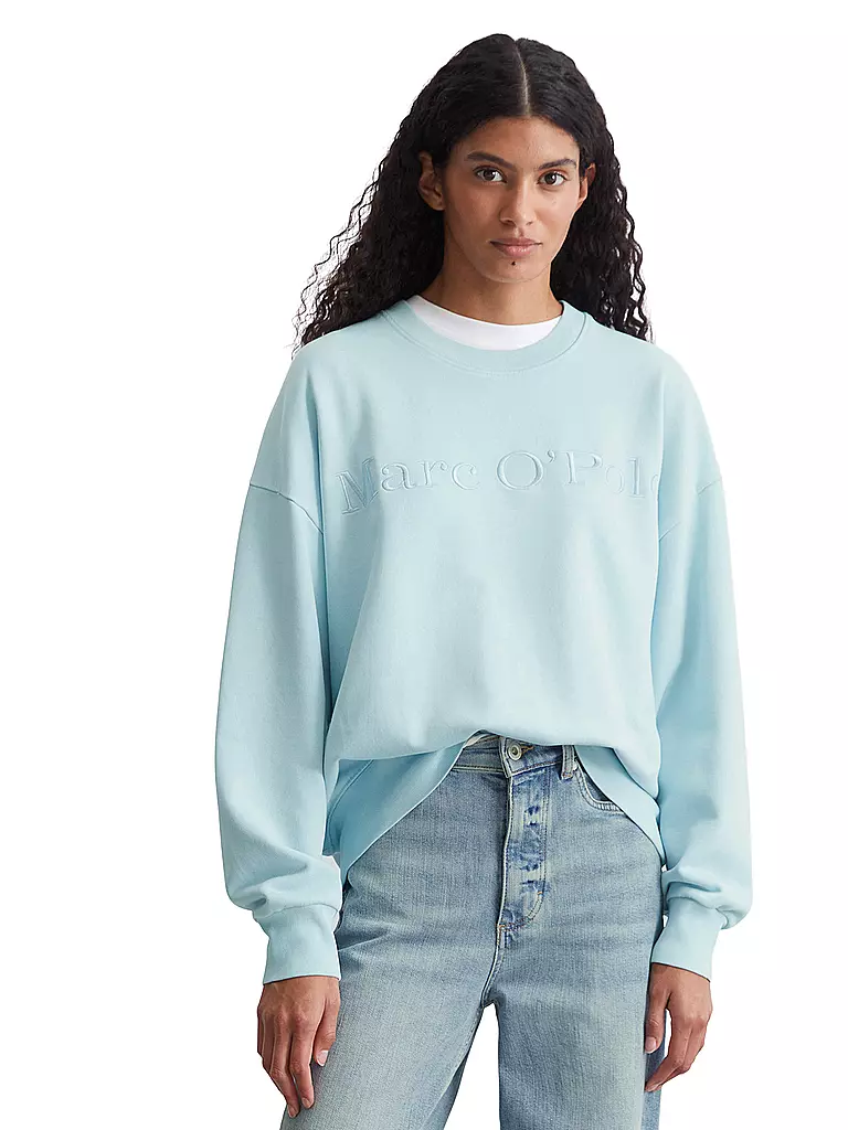 MARC O'POLO Sweater hellblau