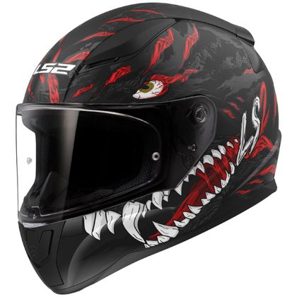 Casque LS2 FF353 - RAPID II KAIJU - Noir / Rouge