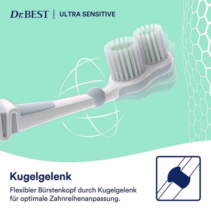 Dr. Best Ultra Sensitive Ultra-Soft Zahnbürste, 1 St