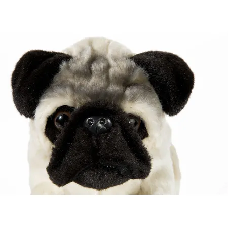 Heunec Misanimo Mops Hund sitzend/liegend 30 cm