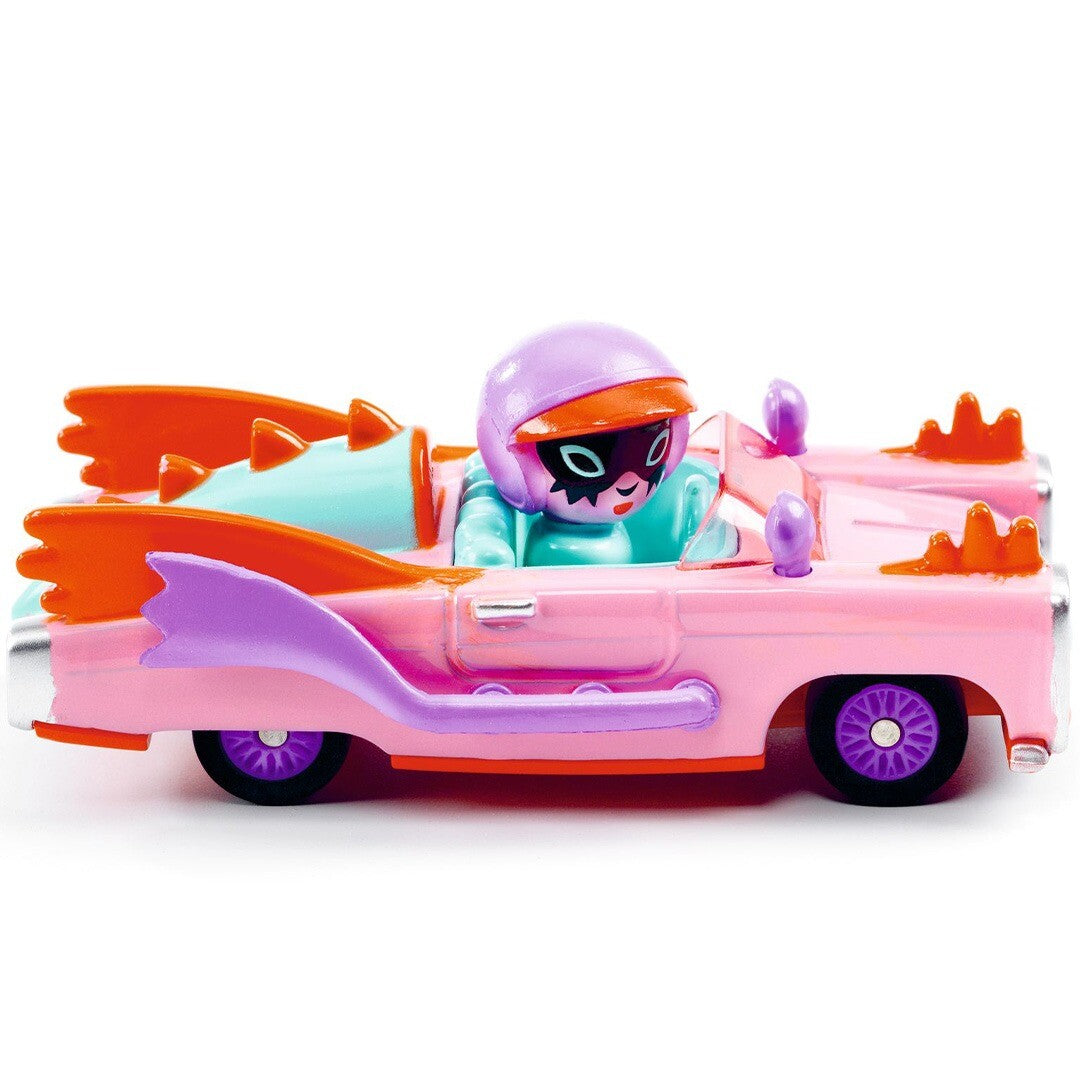 Djeco crazy motors auto pink lady