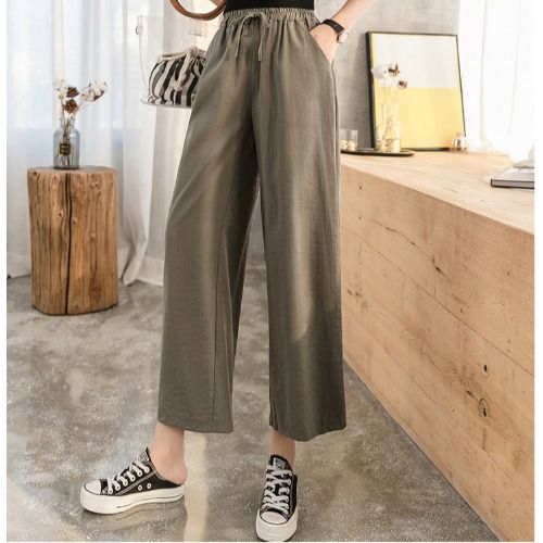 Seoul Crush - Wijde broek met trekkoord
