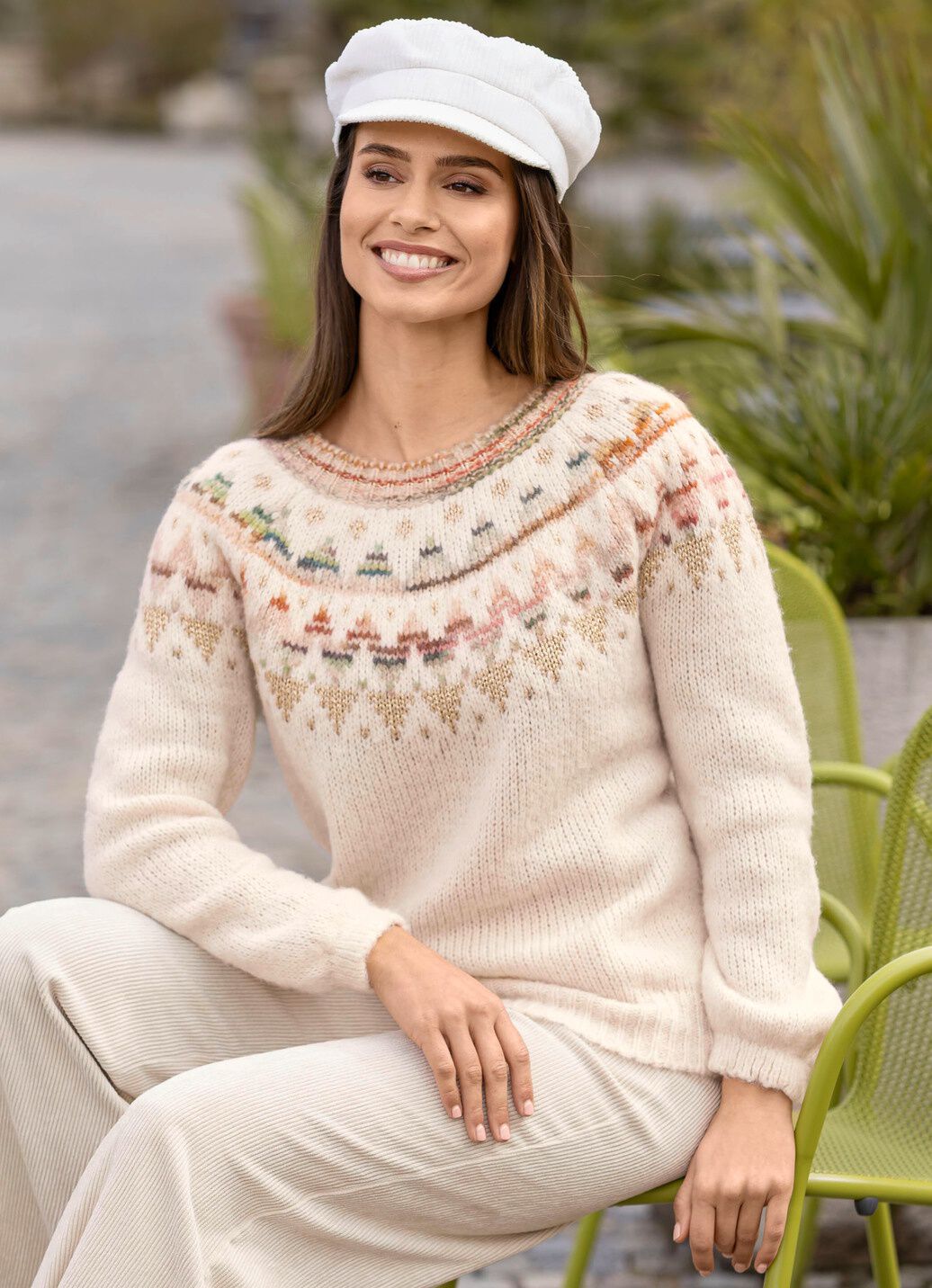 Pullover mit Norwegermuster