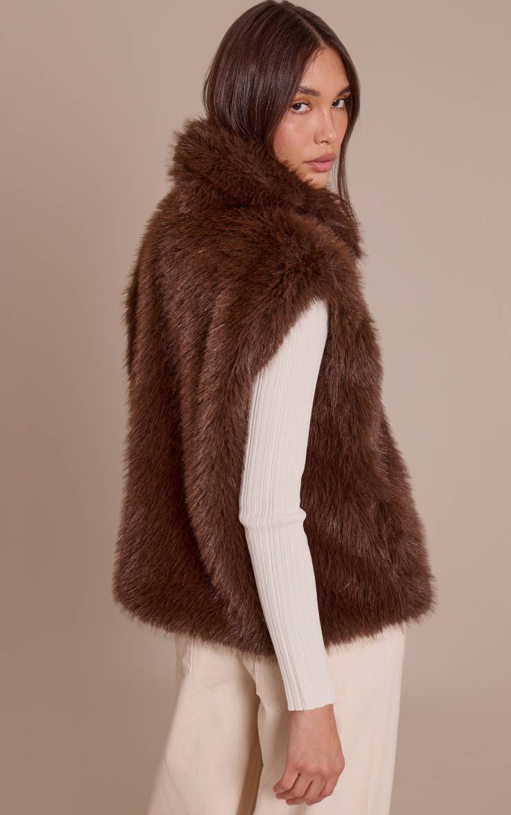 Chocolat Gilet En Synthétique