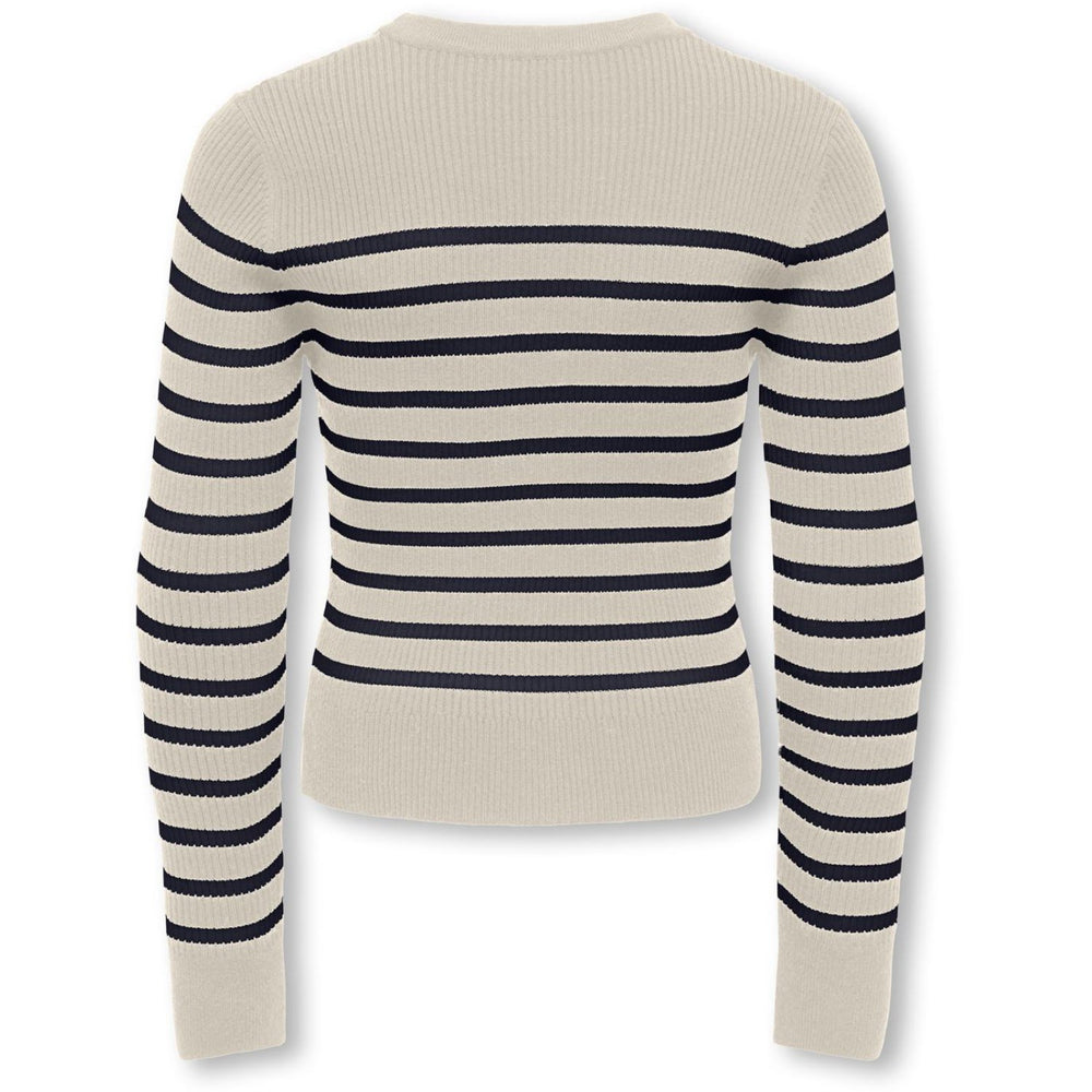 Køb kids ONLY Birch Night Sky Kogamy Life Ls Knap Vneck Card Cp Knt