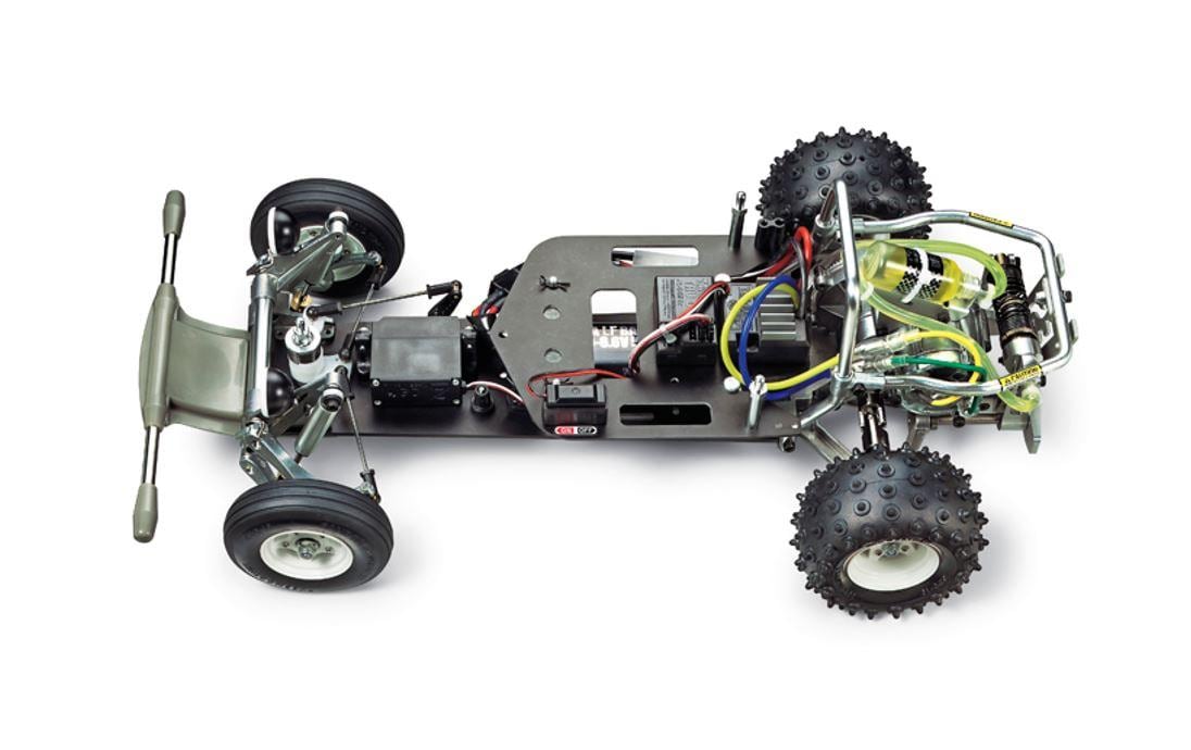 Fighting Buggy Bausatz, 1:10<br>Neuauflage des Tamiya Fighting Buggy von 1982
