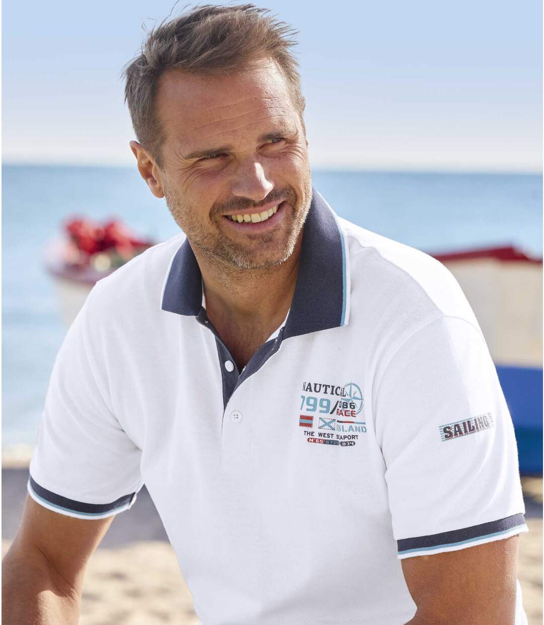 Lot de 2 Polos Nautical Race