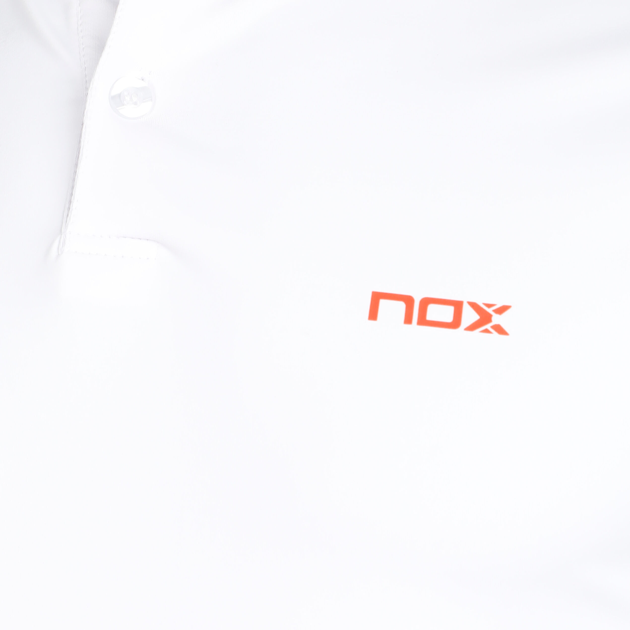 NOX Team Polo Regular Polo Hommes - Blanc , Orange