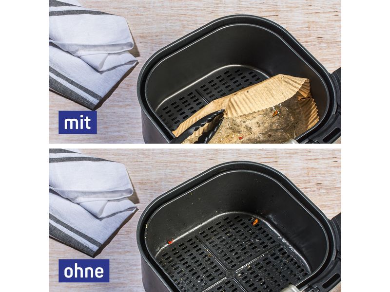 Toppits Backpapier Backpapier für Heissluftfritteusen 20 St Airfryer Papier