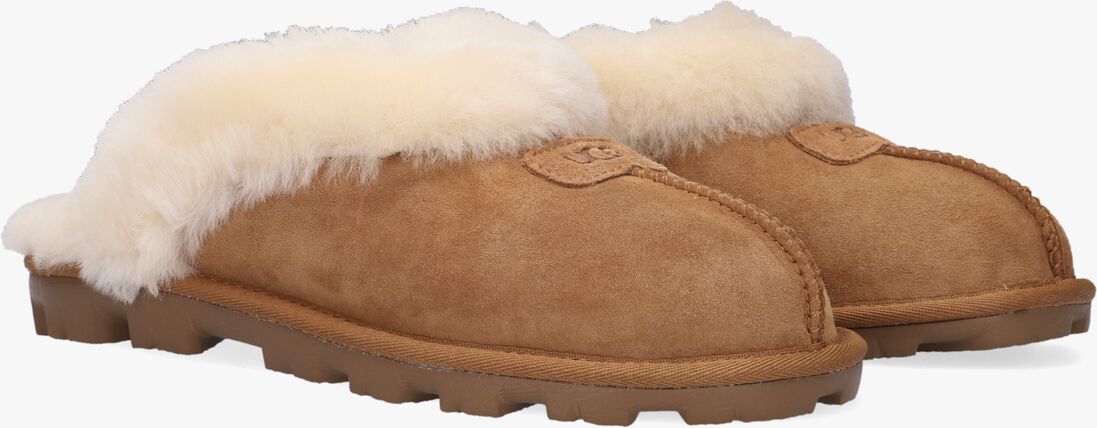 UGG cognac ugg pantoffels w coquette
