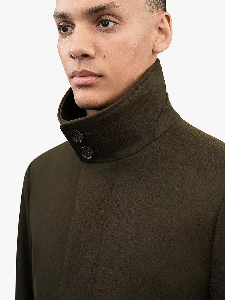 TIGER OF SWEDEN Wollmantel ALERIC olive
