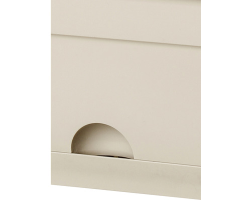Balkonbak met irrigatiesysteem Lafiora 49,6 x 16 cm beige