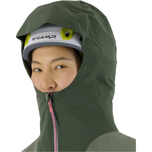 Veste ski de randonnée KARPOS VALSESIA SHELL W JKT JUNGLE GREEN/DUCK GREEN