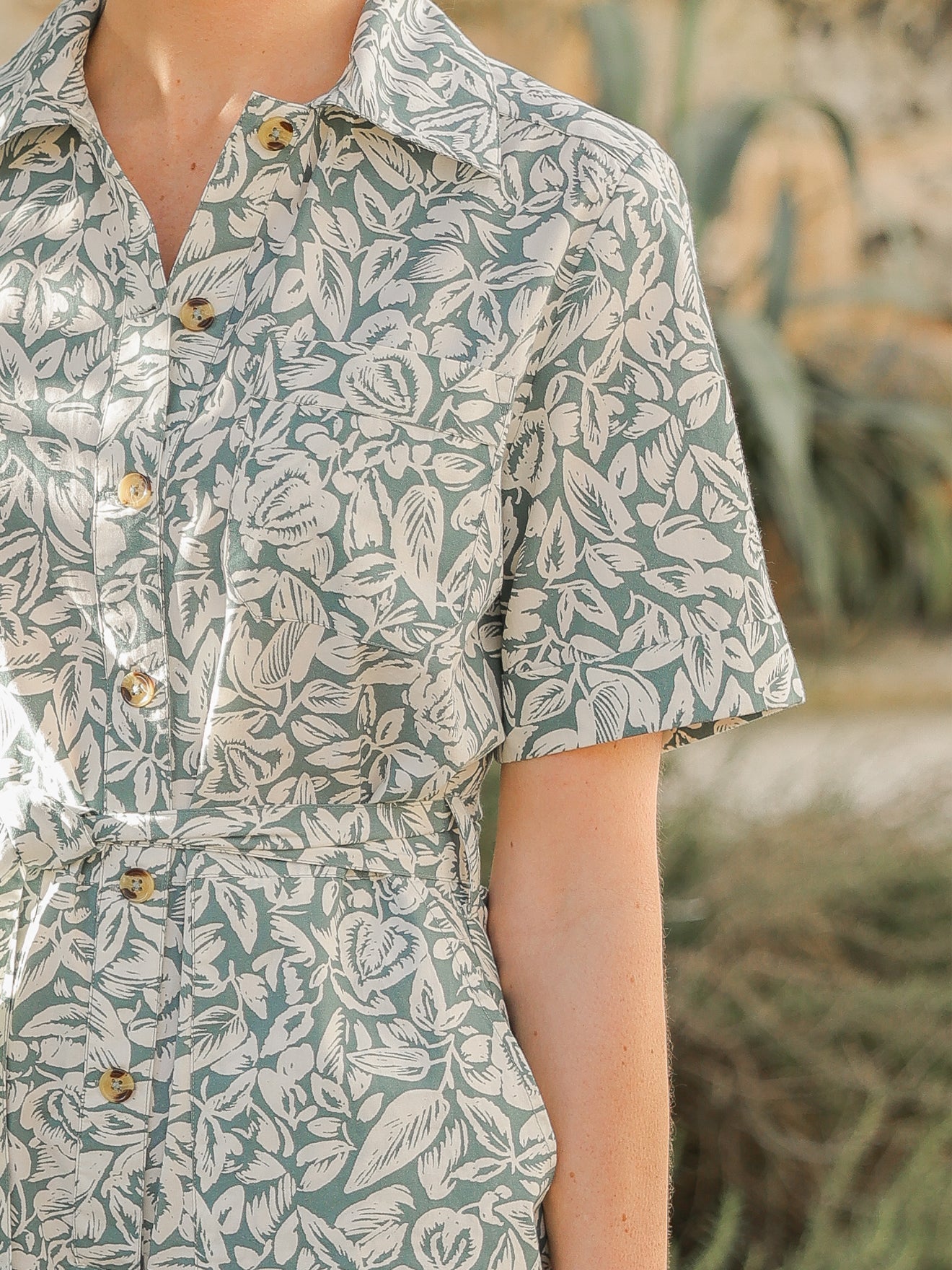 Combishort femme imprimé Moorea