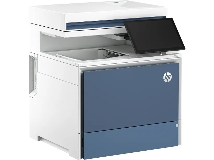 HP LaserJet Enterprise Flow MFP 5800zf - Multifunktionsprinter - farve - laser - Legal (216 x 356 mm) (original) - A4/Legal (medie) - op til 43 spm (kopiering) - op til 43 spm (udskriver) - 650 ark - 33.6 Kbps - Gigabit LAN, USB 2.0 vært, USB 3.0, US