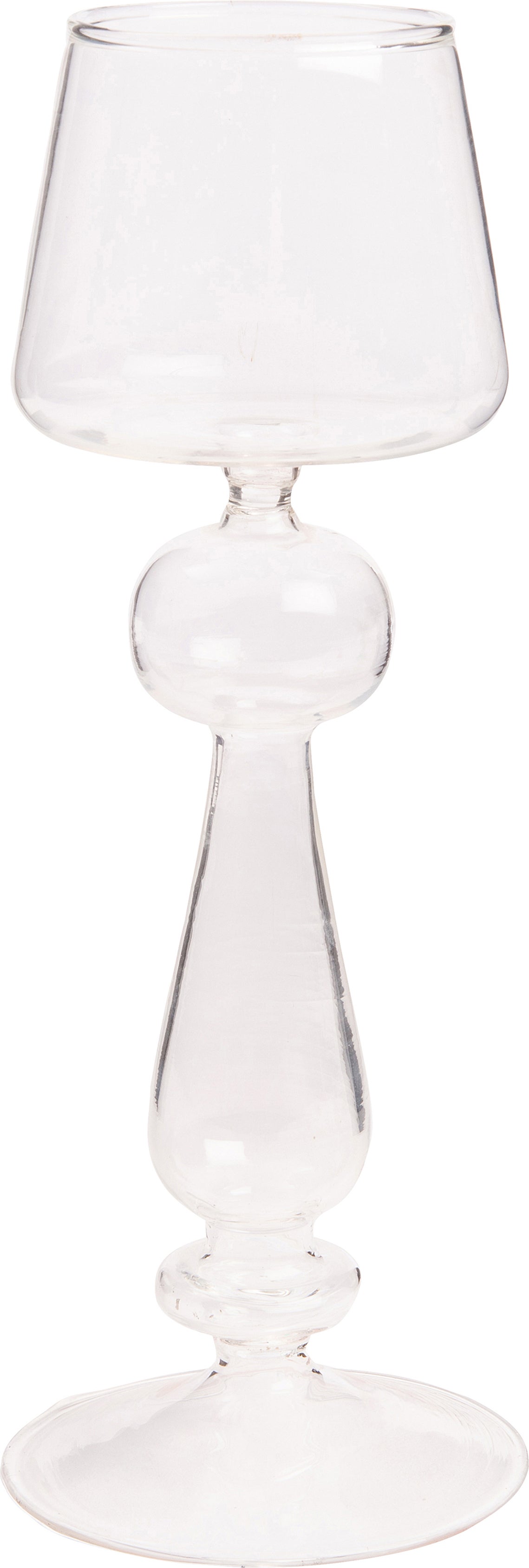 Intratuin waxinelichthouder transparant D 8 H 23,5 cm
