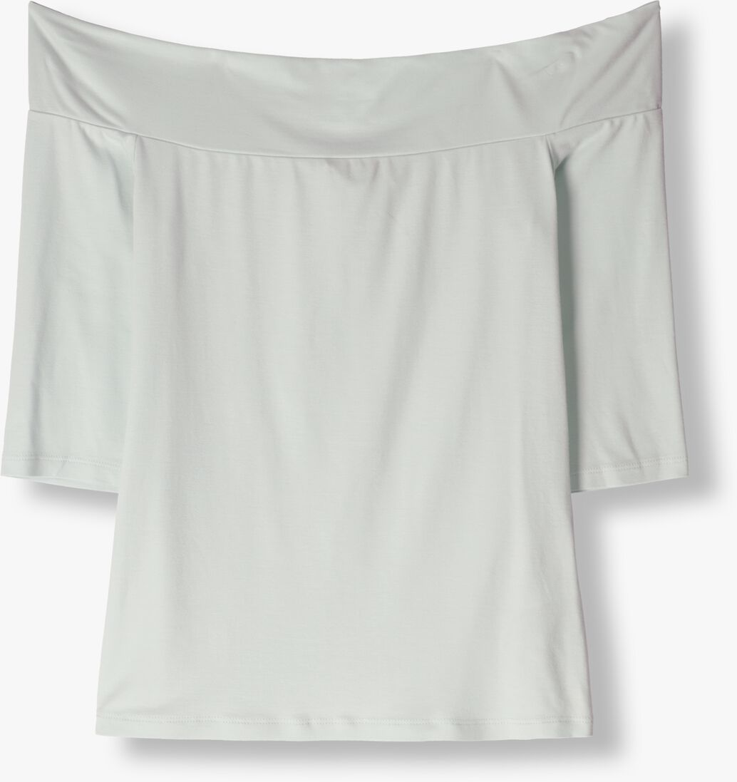 VANILIA blauwe vanilia top viscose off shoulder ssl
