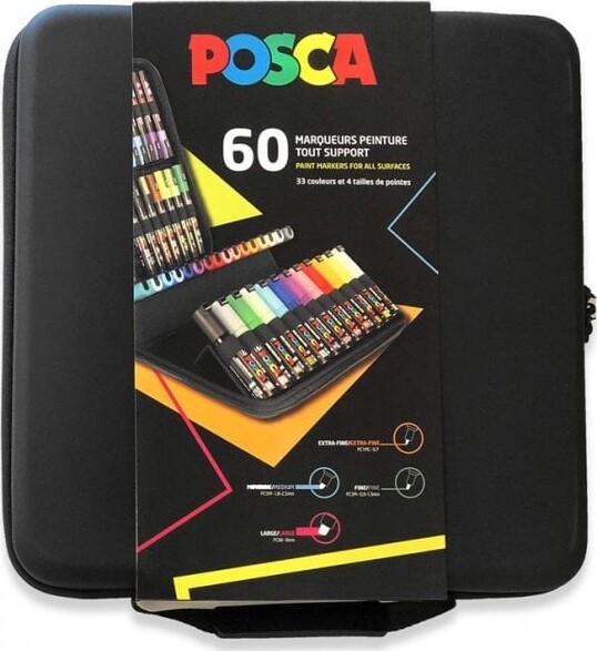 Posca Tusser - Sæt I Taske - 60 Stk