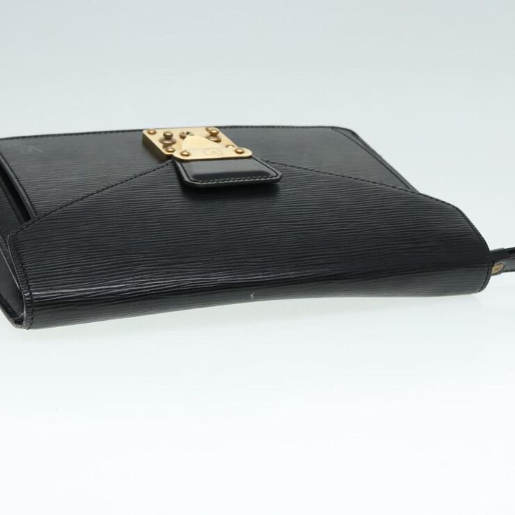 Louis Vuitton Vintage Louis Vuitton Clutch Black