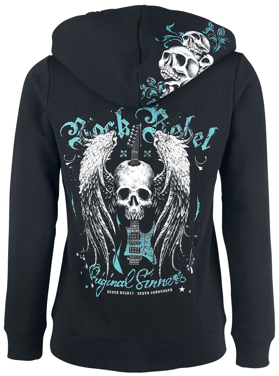 Freaking Out Loud | Rock Rebel by EMP Sweat-shirt zippé à capuche