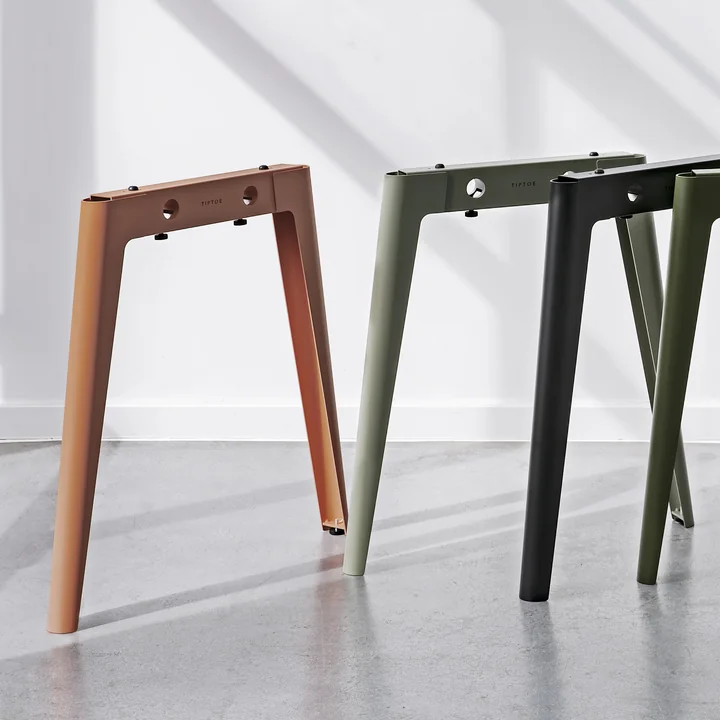 TipToe - NEW MODERN Schreibtisch, 75 x 130 cm, Birke / graphite black