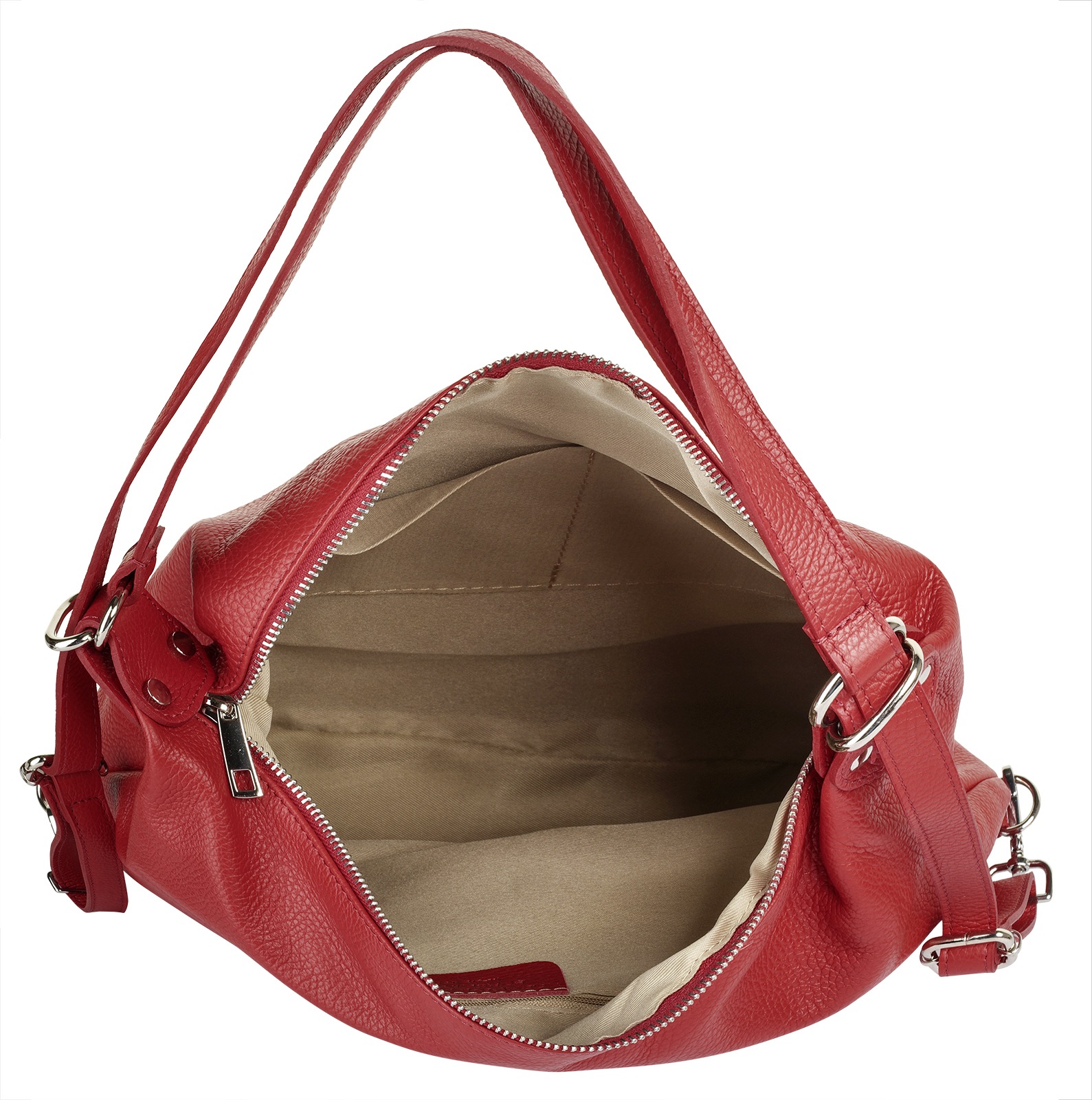 Samantha Look Shopper echt Leder, Made in Italy